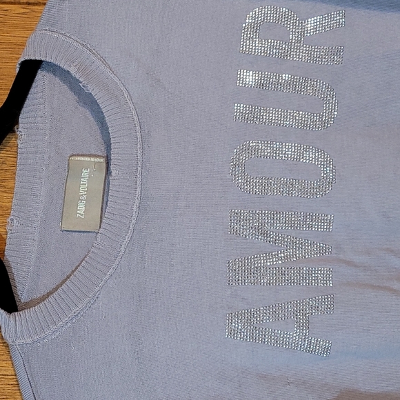 Zadig & Voltaire GABY AMOUR top BNWOT - Picture 4 of 8